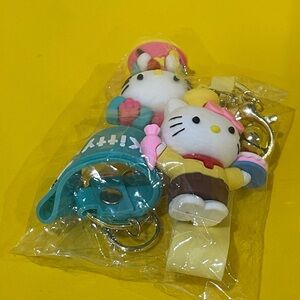 Hello Kitty Bundle of Two Key Chains (NEW IN PACKAGE)